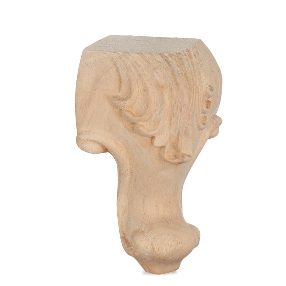 Accessories Decoration Crafts Home Decor Furniture Foot Legs Vintage Wood Carved Cabinet Seat Feets