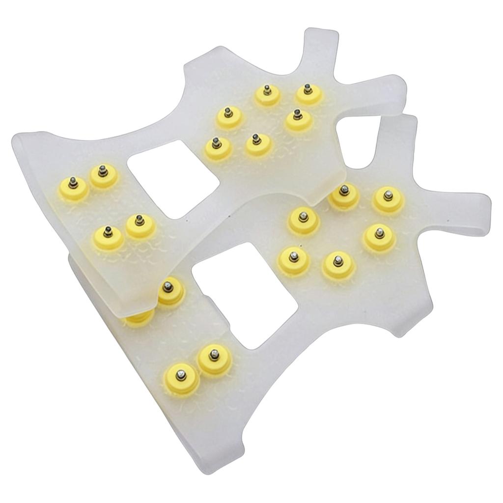 Зимние шипы для обуви с 10 шипами, подходят для зимних активностей на открытом воздухе, таких как хайкинг, треккинг, подледная рыбалка, снег и лед.