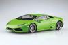 AOSHIMA Prepainted Model Series 2014 Lamborghini Huracan Green Painted Plastic Model White 1/24 04-A