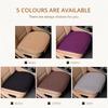 Linen Car Cushion Universal Size Car Seat Protector (Front + Rear) Anti-slip Cushion