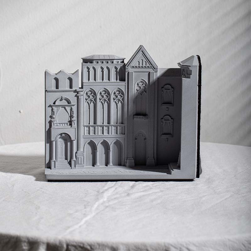 Original European Alley Night Light In the Wall Light,tabletop Decoration,high-end Vertical Holiday Gift Cement Small Table Lamp