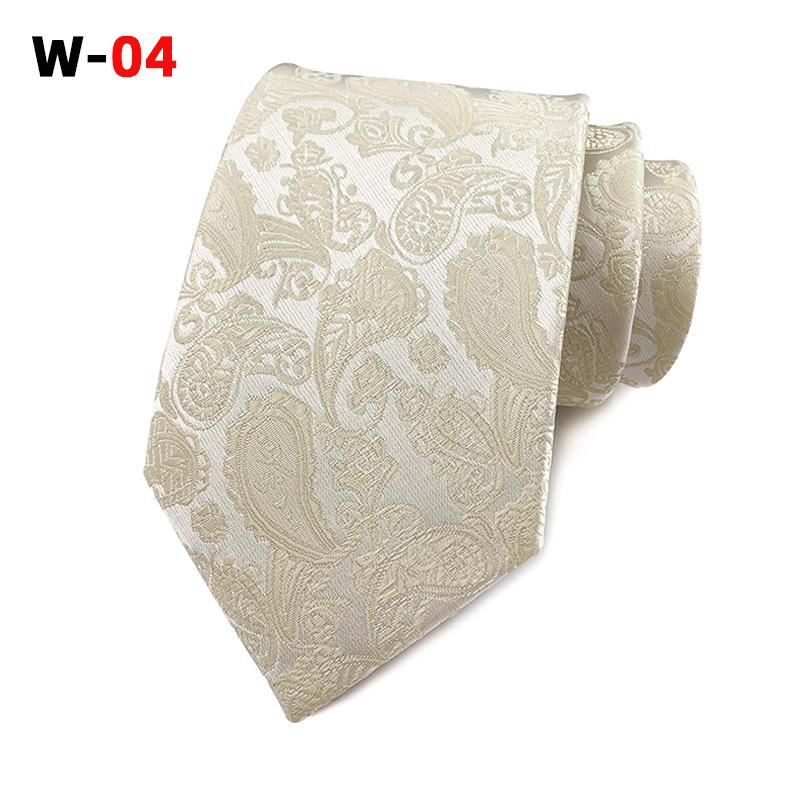 Галстук мужской из полиэстера с узором пейсли и цветком кешью, 18 цветов