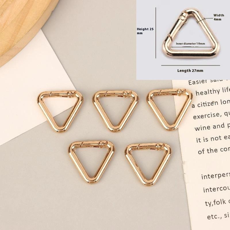 5 шт. Пружинное кольцо в форме звезды, утки, цветка, с открытой пряжкой-карабином для кожаной сумки, сумочки, ремня, соединитель