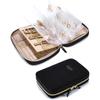 Jewelry Travel Organizer Case Transparent Jewelry Storage Book Ring Binder Rolls Zipper Pouch Bag for Necklaces,Rings,Bracelets