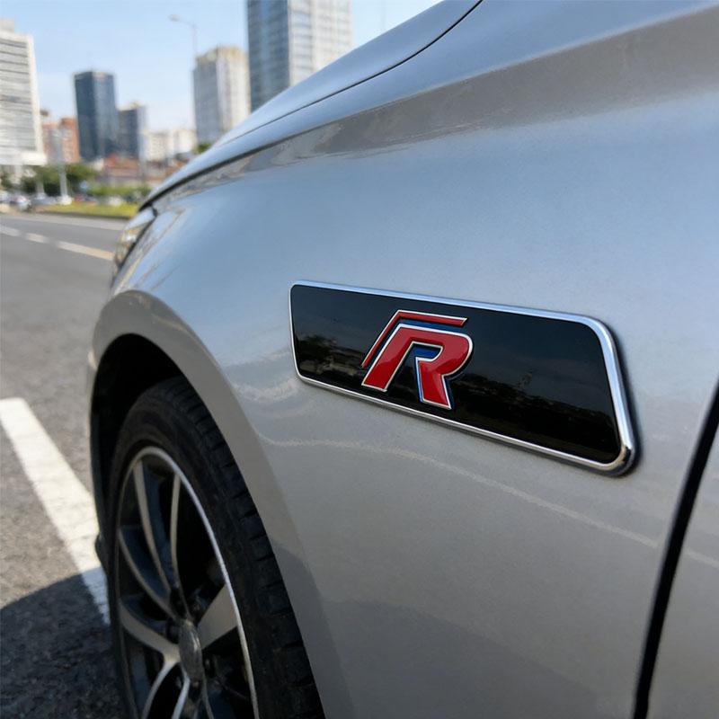 AABIO1 3D Metal for VW Volkswagen Golf Polo Tiguan Passat Bora Jetta Touran Caddy GTI T-Roc Car Side Fender Emblem Sticker Trunk Badge