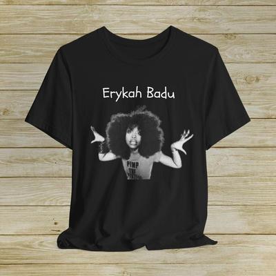 Новая футболка Erykah Badu Slept On Pimp the System Neo Soul 90s rampb футболка