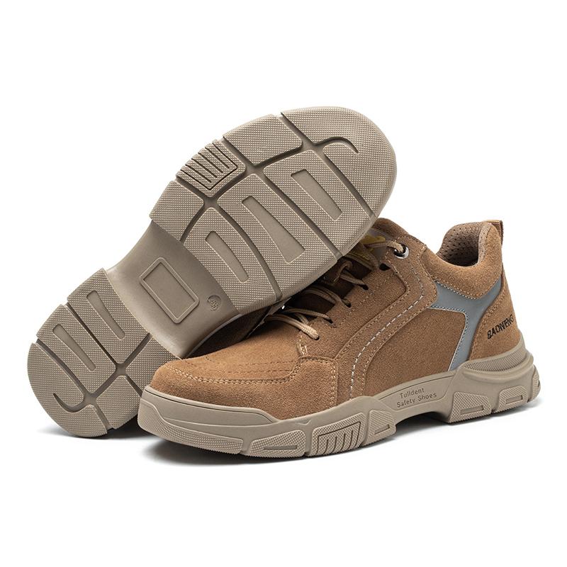 Кроссовки рабочие со стальным носком, устойчивые к проколам, защитные туфли на шнуровке, металлические, мужские рабочие туфли, легкие