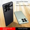 Чехол для Xiaomi POCO X6 Pro Роскошный Веганская кожа Текстурированный Матовый Защитная задняя крышка Чехол для телефона Xiaomi POCO X6 X6Pro