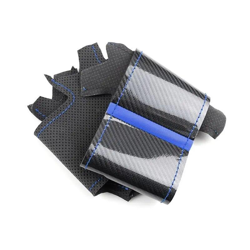 Car Steering Wheel Cover Suede Leather Trim For Mercedes Benz A45 E63 AMG GT C190 R190 W177 W205 W213 X253 GLE 53 W167 S 65 W222