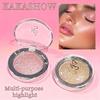 Kakashow Shimmer Cream Highlighter Delicate Glitter Long Lasting Brighten Eyes Face Valentine Gifts