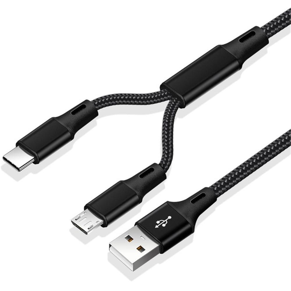 Charging Wire Type C Cables Micro USB Fast Charge Cable Phone Charge Cord Charger Cable Y Splitter