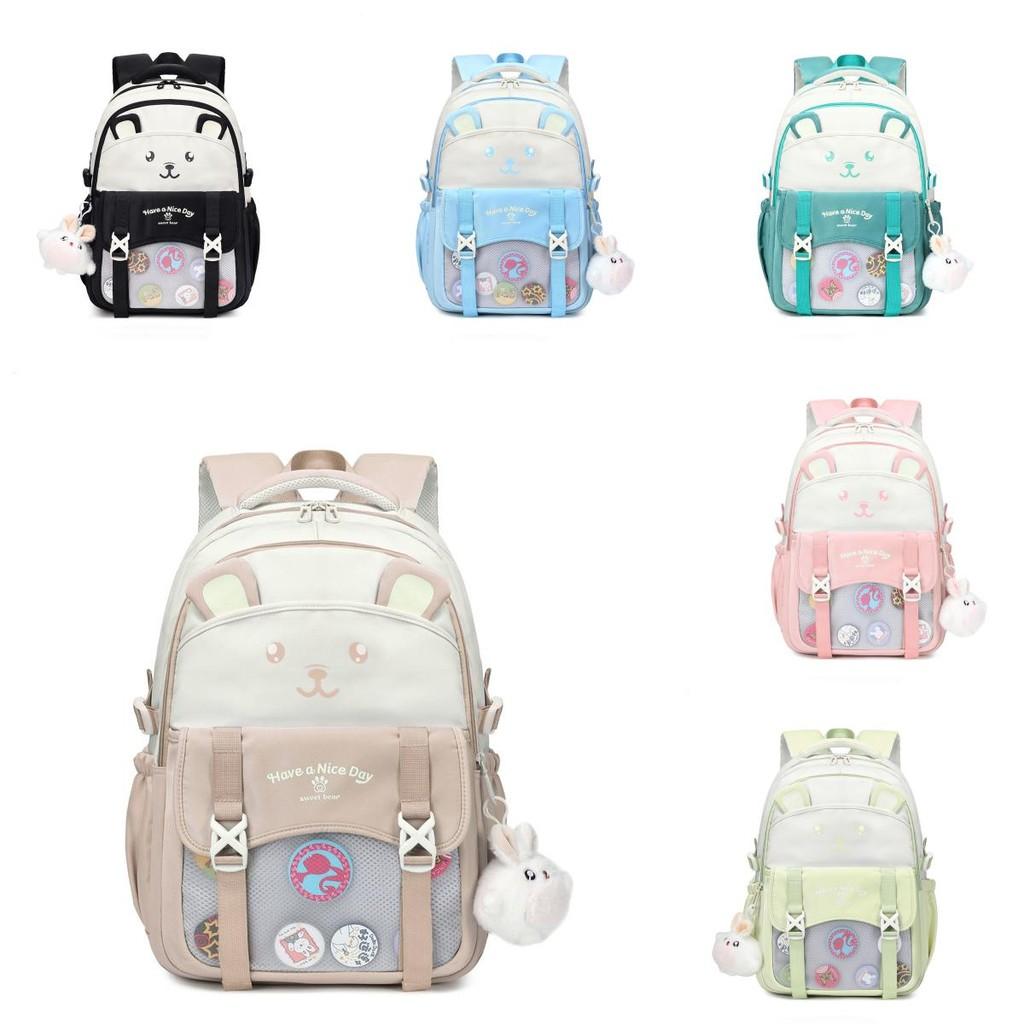Cartoon Capacity Large Backpack Student Backpack Womens Leisure Use Educational