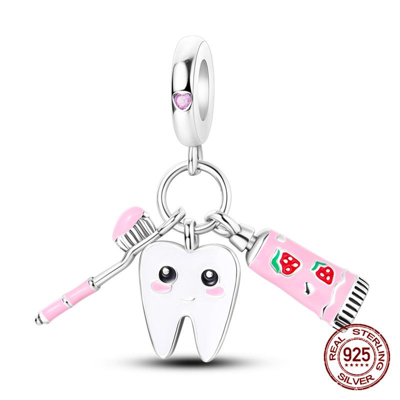 100% 925 Silver Love Medicine Box Beads Medical Guardian Charms Fit Original Women's Bracelet DIY Jewelry Making Gifts