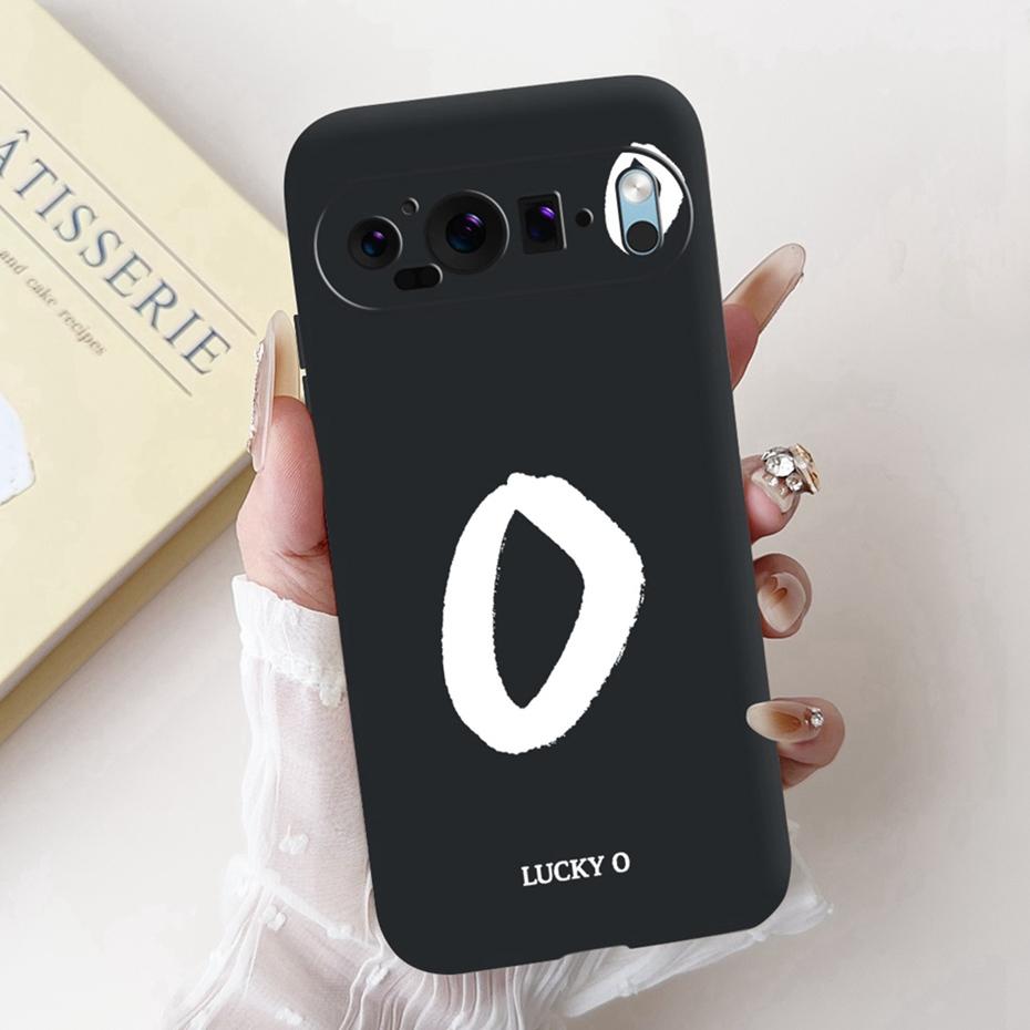 New Fashion Letter Phone Case For Google Pixel 9 Pro 9A Soft Silicone Shockproof Cover For Google Pixel9 9A 9Pro Cases Bumpers