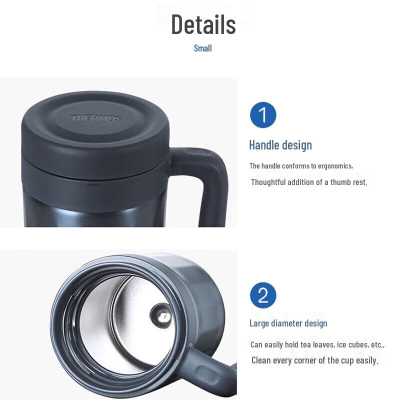 Термокружка Thermos TCMN-600 из нержавеющей стали, с изоляцией, для офиса