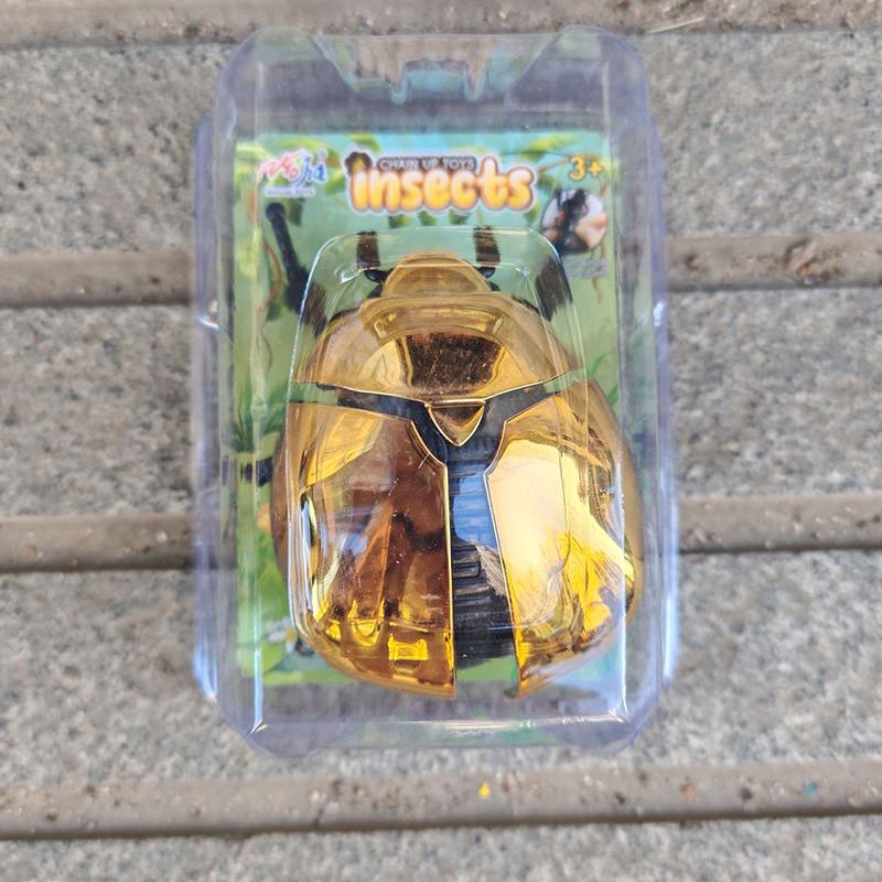 1 шт. Жук-скарабей Детские пластиковые игрушки-животные Заводной жук Бионические игрушки Креативный шутник Анимированная модель насекомого