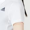 adidas Женские белые рубашки-поло умеренного прямого кроя HC2718