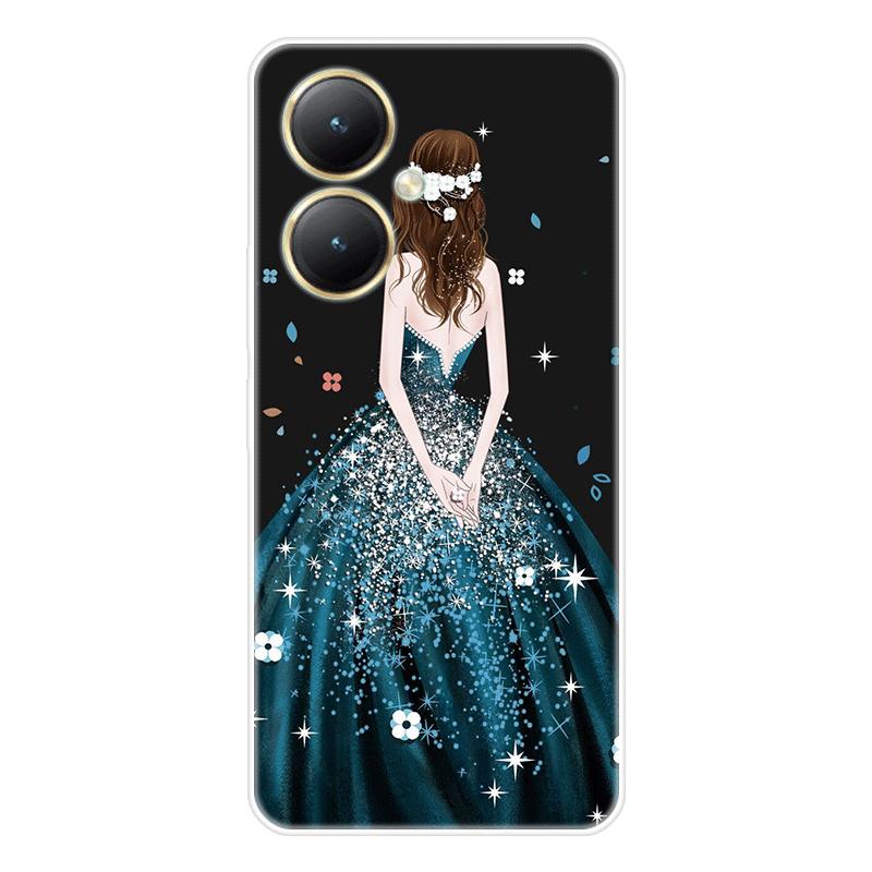 Для Vivo Y27 4G Y 27 5G чехол Мягкая силиконовая задняя крышка Чехол для телефона с рисунком из мультфильма Разнообразие