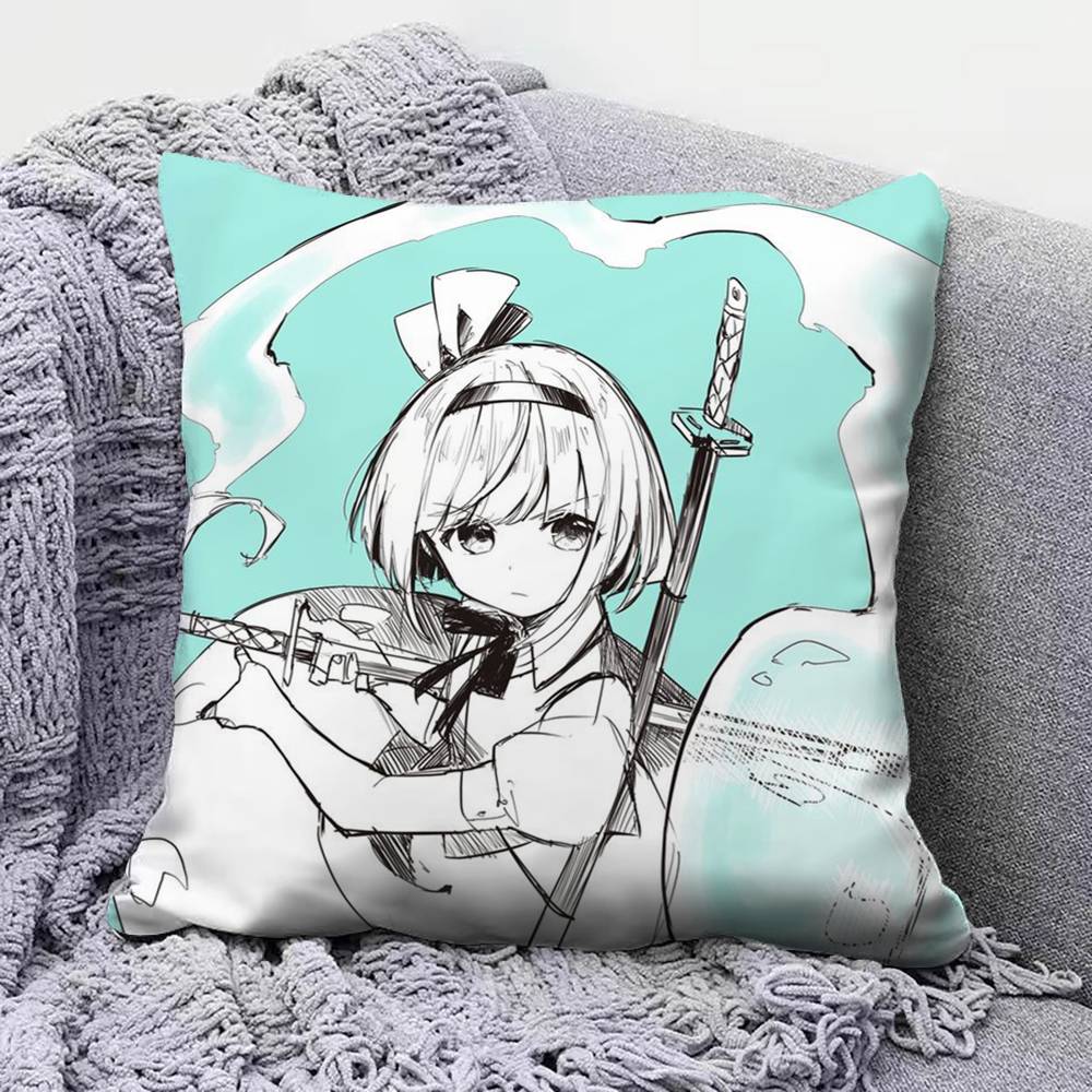 Youmu Konpaku Touhou Project Home Sofa Cushion Covers and Aecorative Custom Pillow Covers