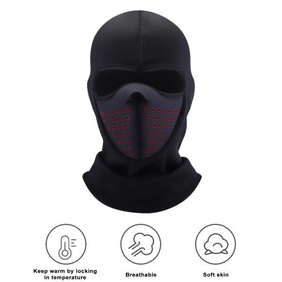 Балаклава, защита для лица, супермягкая, эластичная, плюшевая подкладка, ветрозащитная, для холодной погоды, зима, теплая, велосипедная, полная защита для лица