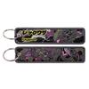 1Pcs Pokmon  Anime Elf Monsters Keychain For Cars Backpack Key Holders Embroidery Keyrings Key Tag Jet Tag Accessories Gifts