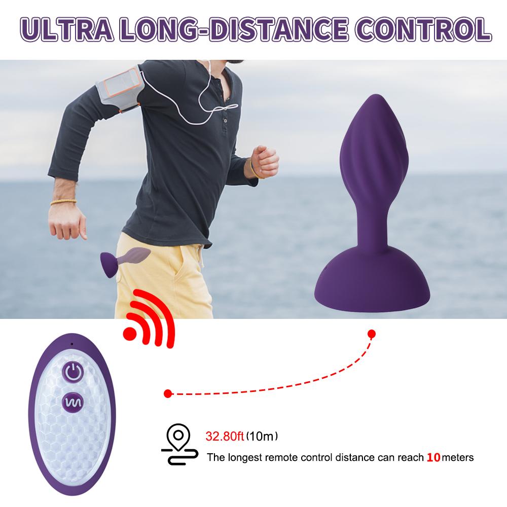 Беспроводные Вибрационные Анальные Бусины Анальная Пробка Массажер Простаты Взрослых Гей Продукт Стимулятор Клитора Вибратор Секс-Игрушки Для Женщин Мужчин