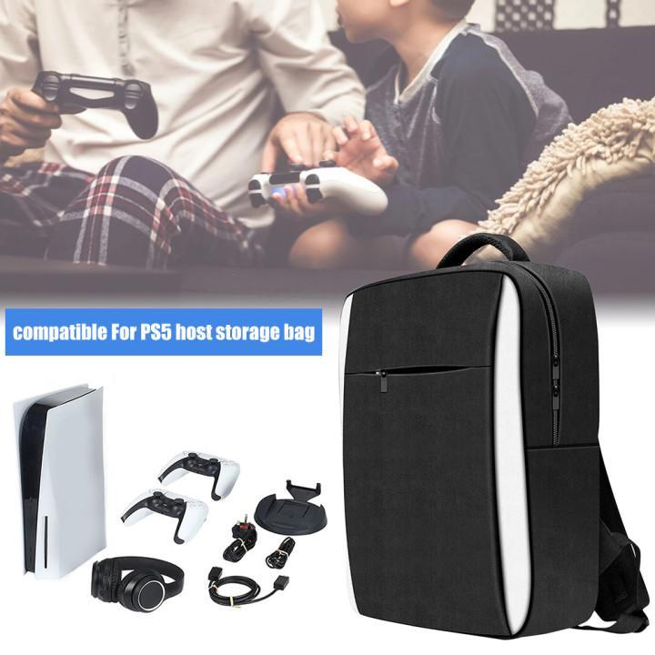 Сумка для переноски, совместимая с игровой консолью PS5, портативный дорожный рюкзак, совместимый с аксессуаром для игрового контроллера PS5