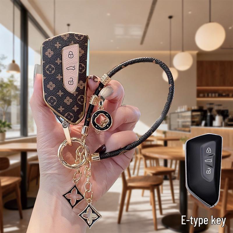 Volkswagen & Range Rover Key Cover for Tiguan L, Lavida, Magotan, Sagitar, T-Roc, Teramont, Tayron, Passat.