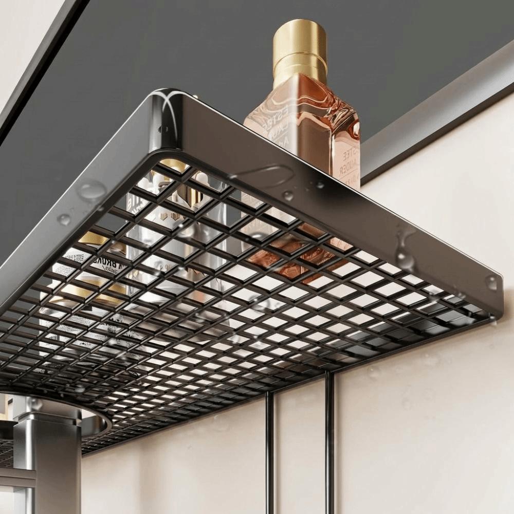 Universal Faucet Storage Shelf Mesh Kitchen Storage Rack Bathroom Storage Rack Washstand