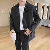 Trendy Men's Korean-Style Autumn Suit Jacket – Loose and Fashionable Casual Wear
