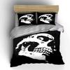 Skull face graphic pattern. Bedding sets Duvet cover sets Duvet covers Pillowcases(1 * Duvet Cover 2 * Pillowcases without duvet insert)