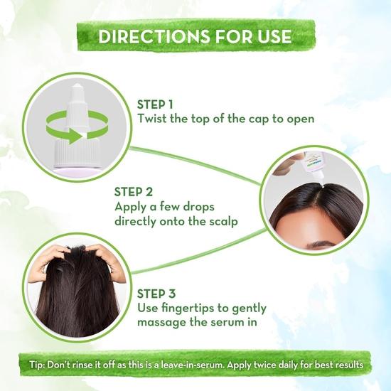 Mamaearth Rosemary Hair Scalp Serum 50ml with 95% Pure Rosemary, 4% Anagain, 1% Root BioTec, 1% Cressatine, Methi Dana, Caffeine| Controls Hair Fall