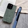 Чехол для мобильного телефона Apple 14promax iphone13 с однотонным покрытием вместо мехового, противоударный 12 простой 11 материал