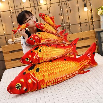 1 шт., плюшевая кукла-рыба, 3D кукла-карп, игрушка в форме рыбы, подушка для сна, подарок, кошачья мята, игрушки, рождественские детские идеальные подушки с животными