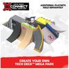 Tech Deck, Competition Wall X-Connect Park Creator, Настраиваемый сборный набор рамп с эксклюзивным фингербордом, детские игрушки для мальчиков и девочек от 6 лет.