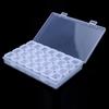 Fashion Plastic 28 Slots Nail Art Tools Jewelry Beads Storage Box Case Organizer