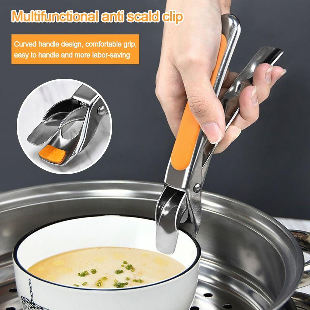 Anti-hot Clip Lifter Gripper Plate Bowl Dish Pot Holder Anti Scald Clip Kitchen Supplies Bowl Clamp