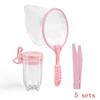 Kids Bug Collection Jar Feeding Box Catching Net Tweezers Set for Nature Learning Educational Outdoor Toys Kit