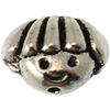 Metal Bead Boy 12x9 Mm Silvery (10 Pieces)