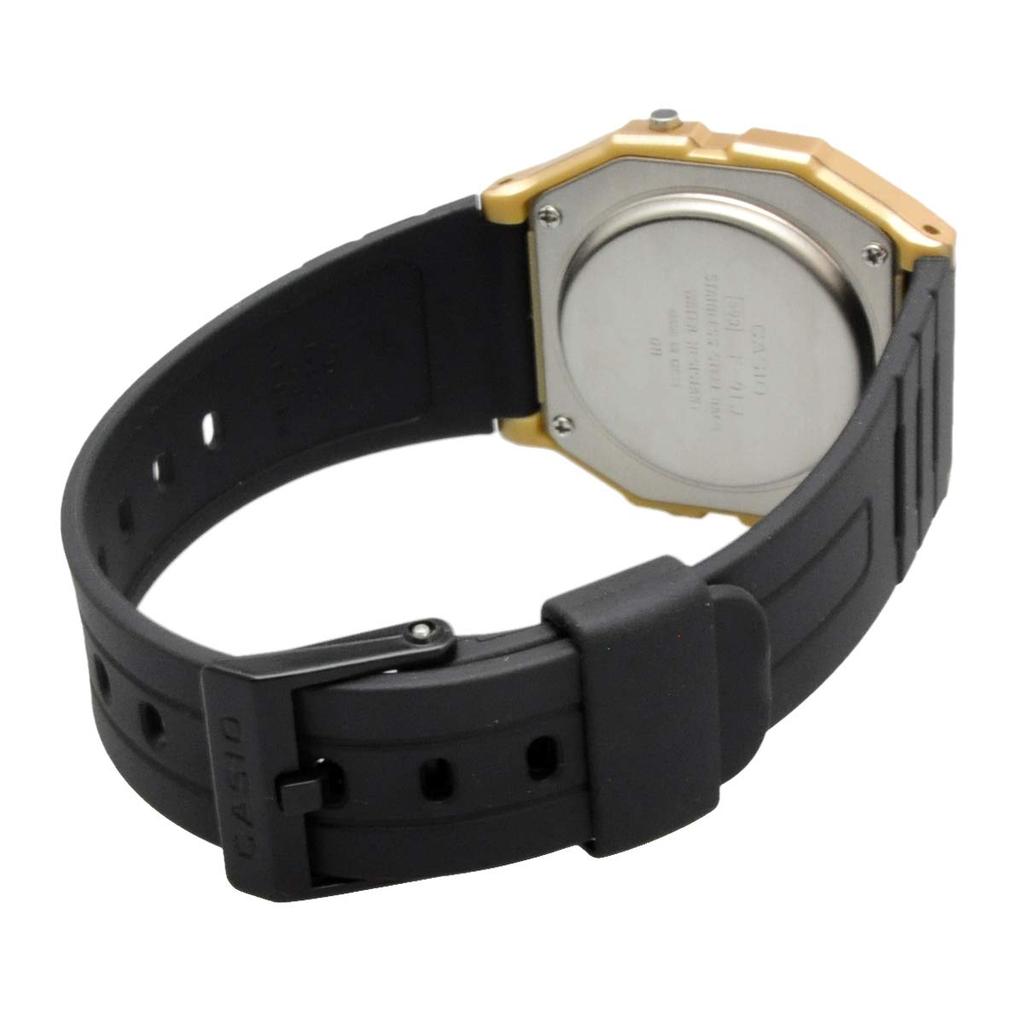 Casio Унисекс кварцевые золотые часы F-91WM-9A