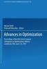 Книга Advances In Optimization : Proceedings of the 6th French-German Colloquium On Optimization Held At Lambrecht, FRG, June 2-8, 1991 : 382