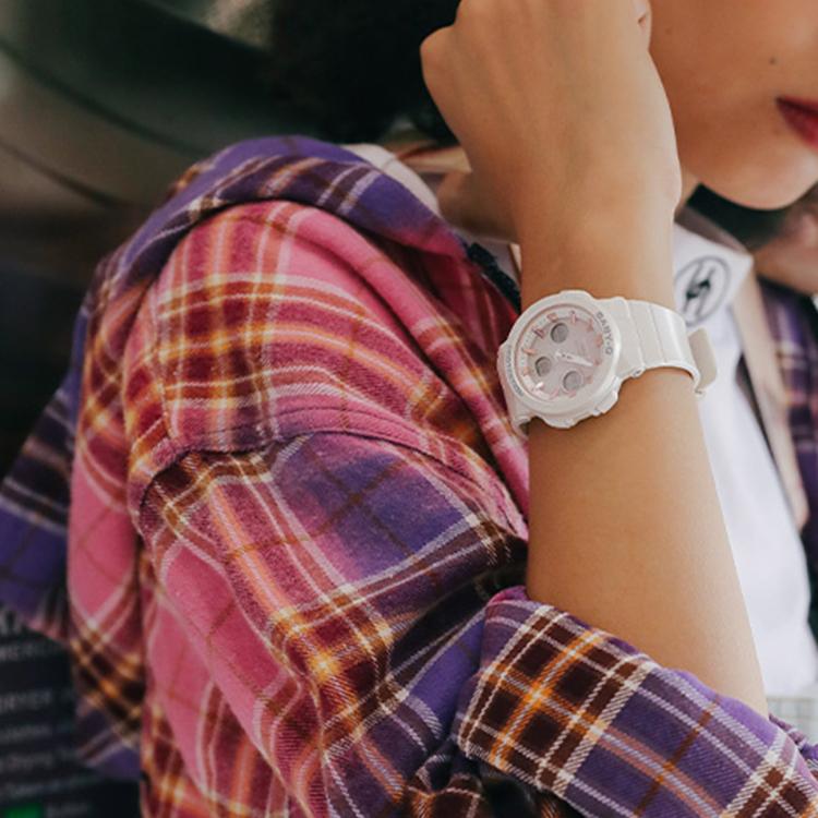 Casio Женские часы BABY-G Белые BGA-2500-7APRD BGA-2500-7APRD