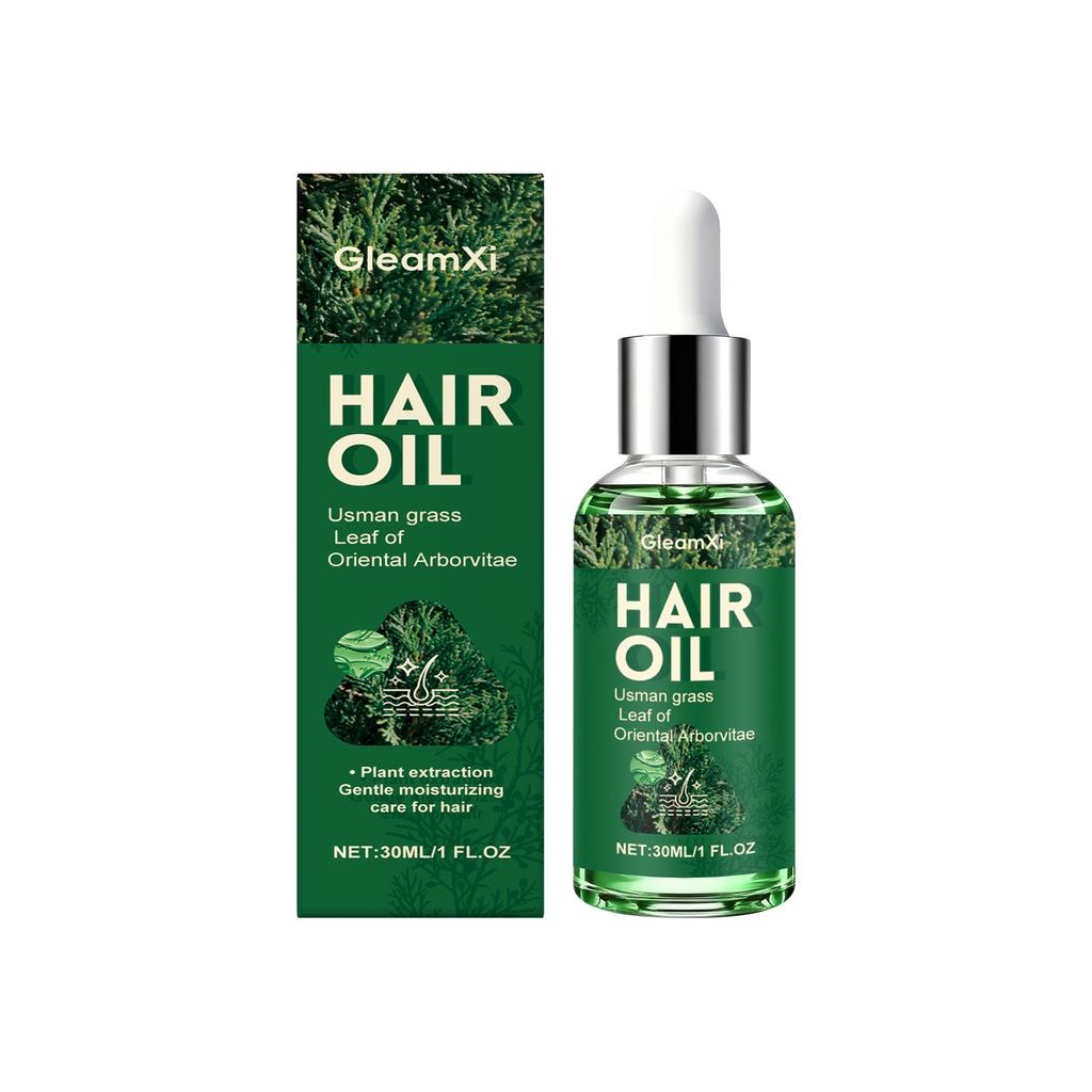 GleamXi Moisturizing Hair Care Oil - Nourishing Soft Shiny Hair, Lightweight Smooth Hair Strands, Refreshing Non-Greasy Hair Oil
