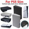 Для консоли PS5 Slim вертикальный/горизонтальный пылезащитный чехол с защитой от царапин и пыли для PlayStation 5 Slim водонепроницаемый чехол