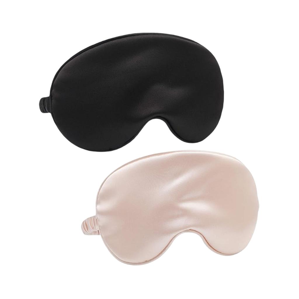 Sleep Mask Silk Blackouted Soft Travel Mask With Strap Sleep Eye Mask