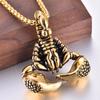 Vintage, Stylish Big Scorpion Pendant, Personalized Jewelry Exaggerated Men'S Titanium Steel Necklace