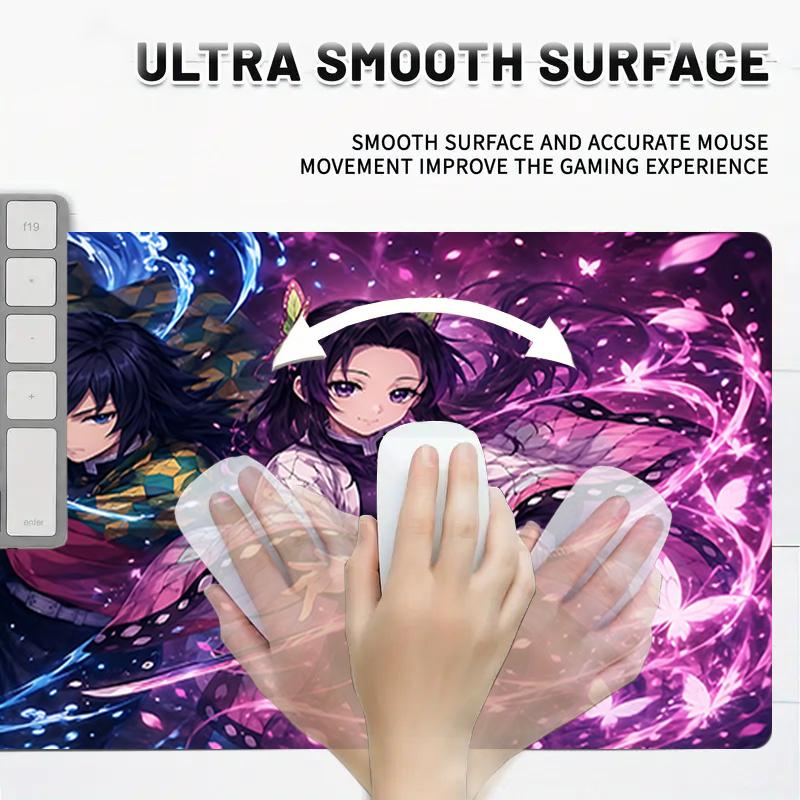 1Pc Fantasy Duel Lights Gaming Mouse Pad Keyboard Desk Mat Non-slip Rubber Lock Edge Waterproof Computer Mousepad for Office Home Decor S1783