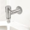 Stainless Steel Washing Machine Faucet G1/2" Thread Cold Water Tap Mop Pool Faucet  Bathroom