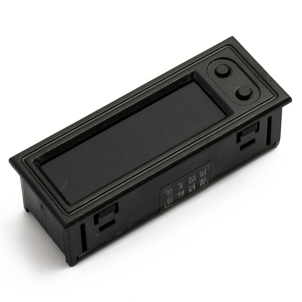 Часы автомобильный вольтметр светодиодный цифровой дисплей PP DC 5-27 В для помещений 1 шт. Красный 12 В