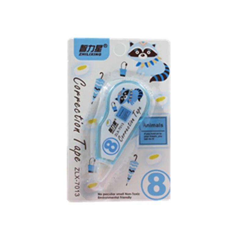 1 шт. Милые животные из мультфильмов, корректирующая лента, канцелярские принадлежности для офиса и школы